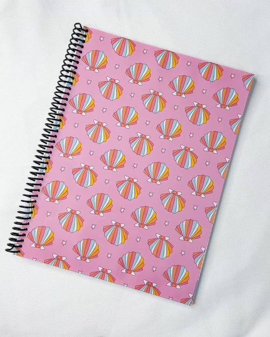 RTS - Audacity Acres - Full Sized Notebook - Pretty Seashells